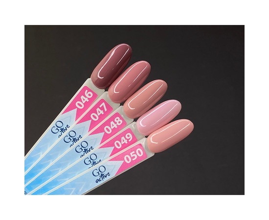 Зображення 4 Гель-лак GO Active 049 Never Stop Dreaming димчасто-рожевий, з перламутром, 10 мл, Об'єм (мл, г): 10, Колір: 049