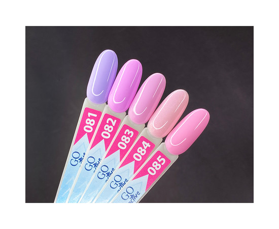 Зображення 4 Гель-лак GO Active 081 Train Hard лілово-бузковий, 10 мл, Об'єм (мл, г): 10, Колір: 081