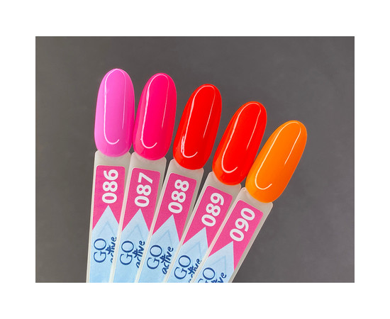 Изображение 4 Гель-лак GO Active 088 Beauty is Power алая роза, 10 мл, Объем (мл, г): 10, Цвет: 088