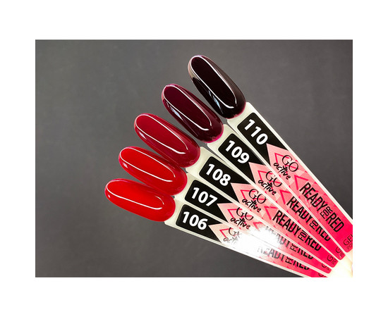 Зображення 3 Гель-лак GO Active 110 Ready For Red шоколадно-ожиновий лікер, 10 мл, Об'єм (мл, г): 10, Колір: 110