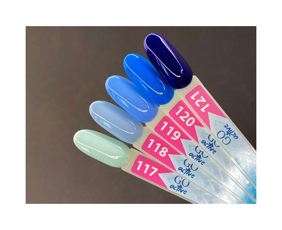 Изображение 4 Гель-лак GO Active 119 Focus On Your Goals голубое облако, 10 мл, Объем (мл, г): 10, Цвет: 119