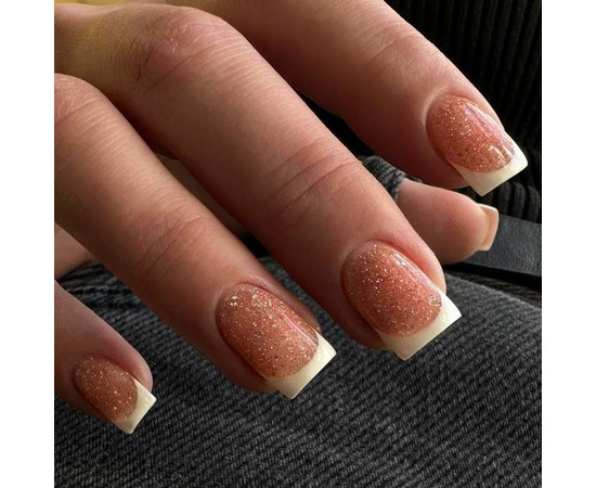 Зображення 3 Nails of the Day Reflective base 08 – камуфлююча світловідбиваюча база з шиммером (персикова), 10 мл, Об'єм (мл, г): 10, Колір: 08