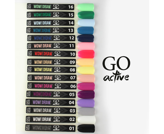 Зображення 3 Гель-паста Go Active Gel Paste Wow Draw 09 абрикосовий, 4 г, Об'єм (мл, г): 4, Колір: 09