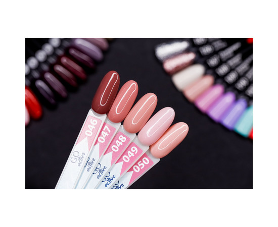 Зображення 3 Гель-лак GO Active 049 Never Stop Dreaming димчасто-рожевий, з перламутром, 10 мл, Об'єм (мл, г): 10, Колір: 049