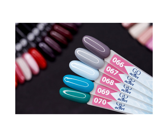 Изображение 3 Гель-лак GO Active 070 My Life My Rules серо-зеленый мох, 10 мл, Объем (мл, г): 10, Цвет: 070