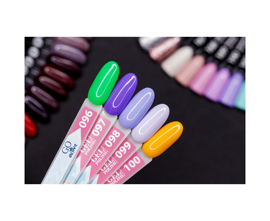 Изображение 3 Гель-лак GO Active 096 Beauty is Power яркий светло-зеленый, 10 мл, Объем (мл, г): 10, Цвет: 096