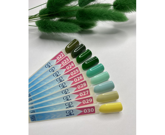 Изображение 2 Гель-лак GO Active 023 Now or Never зеленый мирт, 10 мл, Объем (мл, г): 10, Цвет: 023