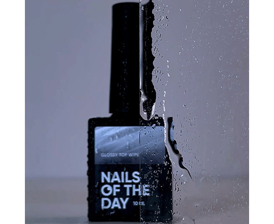 Зображення 2 Nails of the Day Glossy top wipe – глянцевий топ з липким шаром, без уф-фільтрів, 10 мл