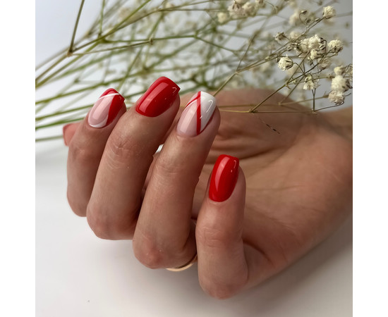 Зображення 8 Nails of the Day Let’s special red – особливий червоний гель лак, що перекривається в один шар, 10 мл, Об'єм (мл, г): 10, Колір: Red