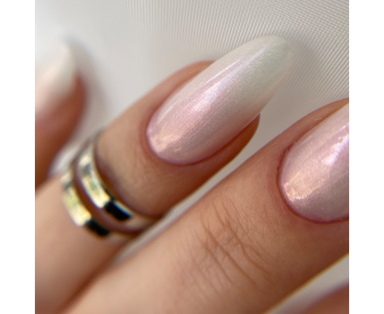 Зображення 6 Nails of the Day Shell top 03 – перлинний топ з рожевою втиркою без липкого шару, 10 мл, Об'єм (мл, г): 10, Колір: 03