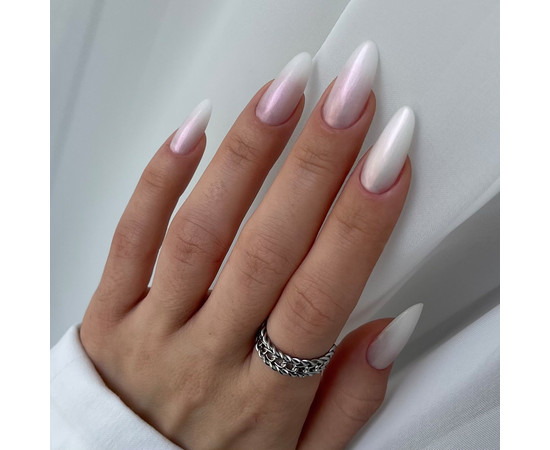 Зображення 9 Nails of the Day Shell top 03 – перлинний топ з рожевою втиркою без липкого шару, 10 мл, Об'єм (мл, г): 10, Колір: 03