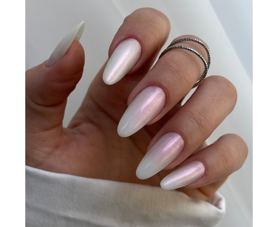 Зображення 4 Nails of the Day Shell top 03 – перлинний топ з рожевою втиркою без липкого шару, 10 мл, Об'єм (мл, г): 10, Колір: 03