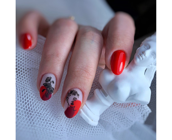 Зображення 9 Nails of the Day Let’s special red – особливий червоний гель лак, що перекривається в один шар, 10 мл, Об'єм (мл, г): 10, Колір: Red