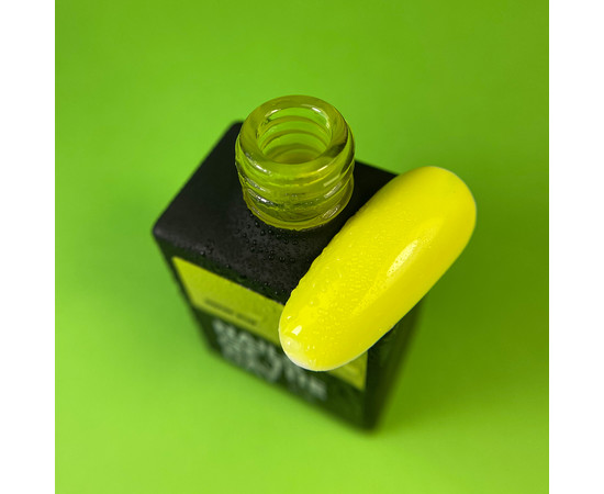 Изображение 2 Nails of the Day Neon top 01 – неоновый желтый топ без липкого слоя для ногтей, 10 мл, Объем (мл, г): 10, Цвет: 01