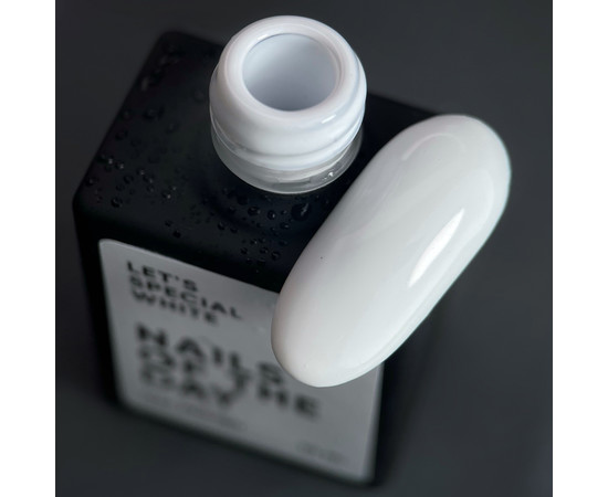 Изображение 2 Nails of the Day Let’s special white – особый белый гель лак, перекрывающийся в один слой, 10 мл, Объем (мл, г): 10, Цвет: White