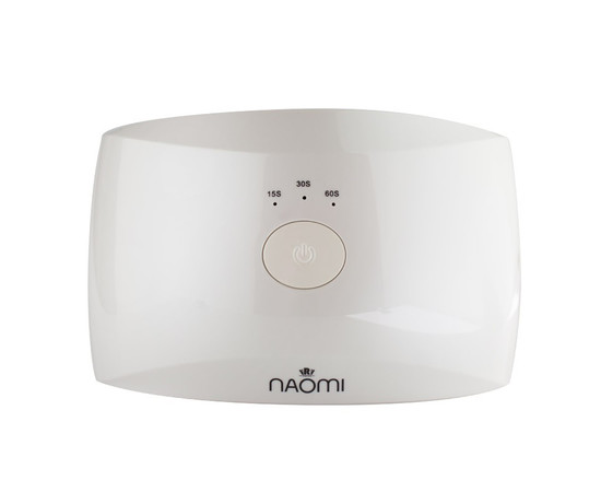 Зображення 2 УФ LED лампа для гель-лаків і гелю Naomi HL-108 24W з таймером на 15 30 і 60 с колір білий