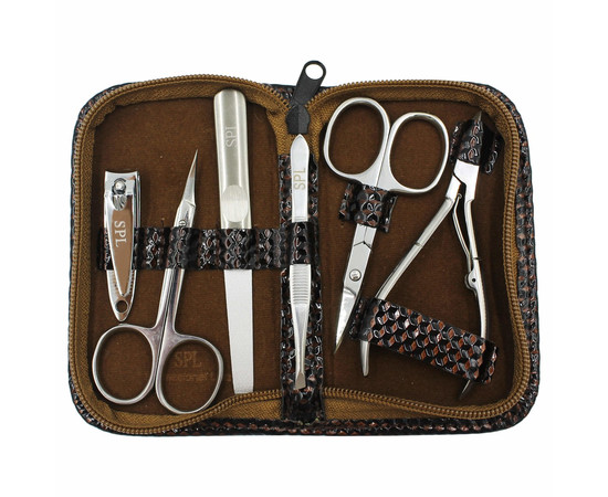 Изображение 4 Маникюрный набор SPL 77106BD "Коричневый Мерс"