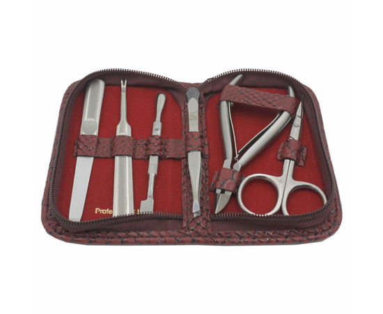 Зображення 3 Манікюрний набір SPL 77108BF "Бордова анаконда"