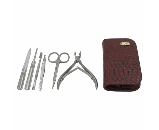 Зображення 2 Манікюрний набір SPL 77108BF "Бордова анаконда"