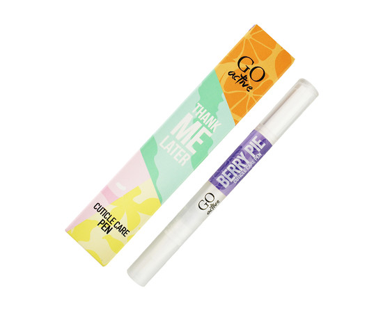 Зображення  Олія для кутикули в олівці GO Active Berry Pie, ягідний пиріг, 2,5 мл