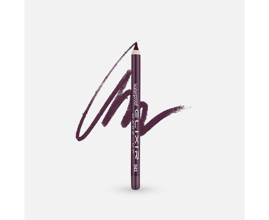 Изображение 2 Карандаш для губ Elixir 043 Midnight Mauve, Цвет: 043