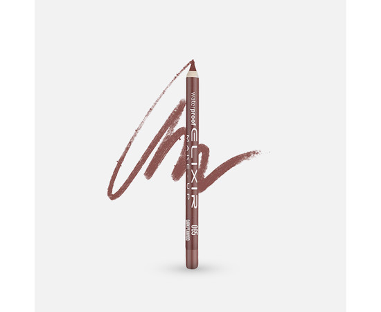 Зображення 2 Олівець для губ Elixir 065 Dark Peawood, Колір: 065