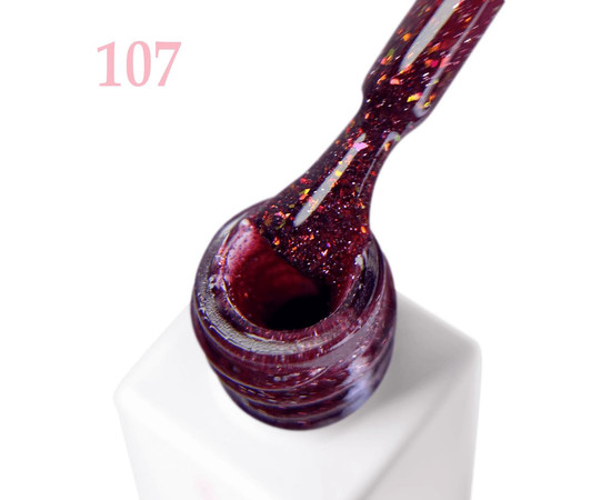 Зображення 3 Гель-лак для нігтів JOIA vegan 6 мл, № 107, Об'єм (мл, г): 6, Колір: 107