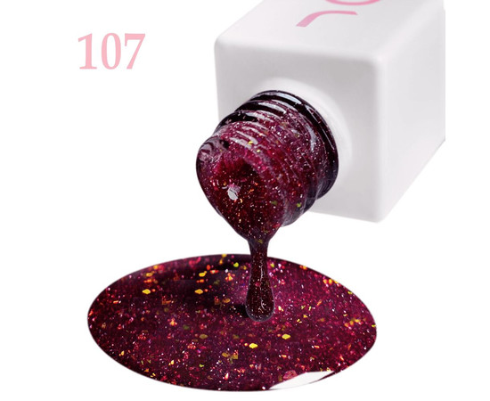 Зображення 2 Гель-лак для нігтів JOIA vegan 6 мл, № 107, Об'єм (мл, г): 6, Колір: 107