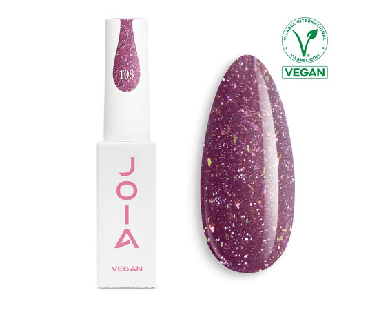 Изображение  Гель-лак для ногтей JOIA vegan 6 мл, №108, Объем (мл, г): 6, Цвет: 108