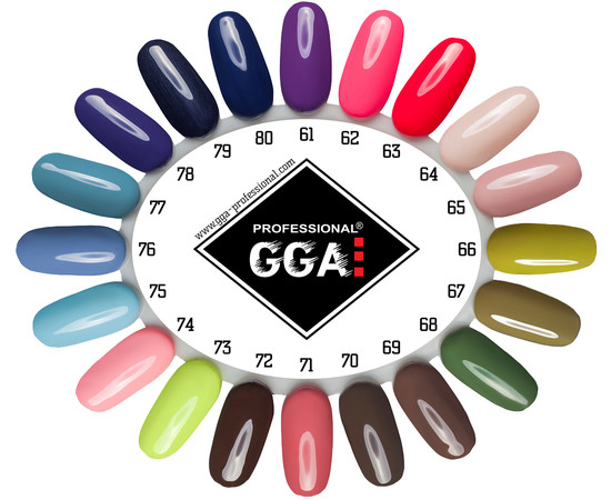 Зображення 2 Гель-лак для нігтів GGA Professional 10 мл, № 072 DARK TAUPE (Коричневий), Об'єм (мл, г): 10, Колір: 072