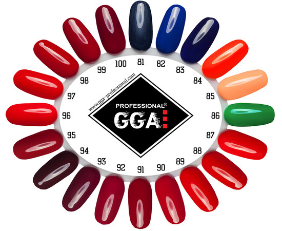 Зображення 2 Гель-лак для нігтів GGA Professional 10 мл, № 085 Nude Knickers (Тілесно-оранжевий), Об'єм (мл, г): 10, Колір: 085