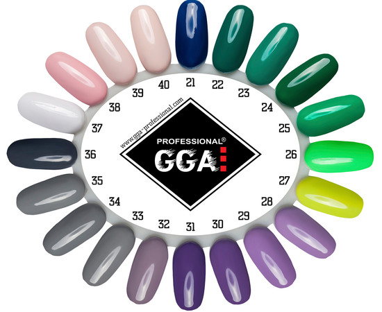 Зображення 2 Гель-лак для нігтів GGA Professional 10 мл, № 029 LAVENDER (Фіолетовий), Об'єм (мл, г): 10, Колір: 029
