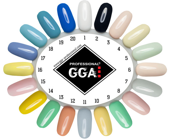 Зображення 2 Гель-лак для нігтів GGA Professional 10 мл, № 013 PARIS GREEN (М'ятний), Об'єм (мл, г): 10, Колір: 013
