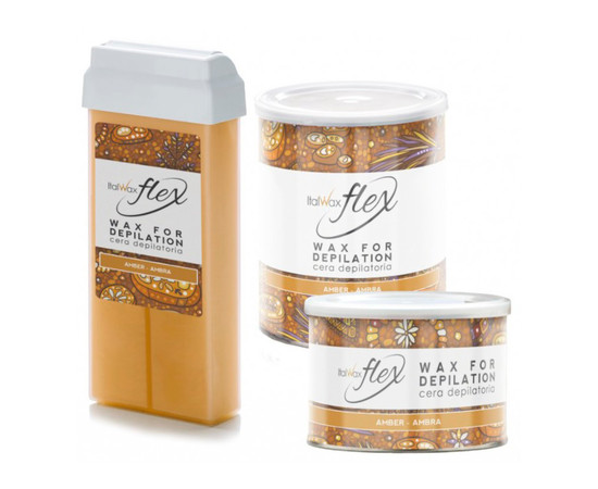Зображення 2 Теплий віск ItalWax flex "Бурштин" у картриджі, Аромат: Бурштин, Об'єм (мл, г): 100