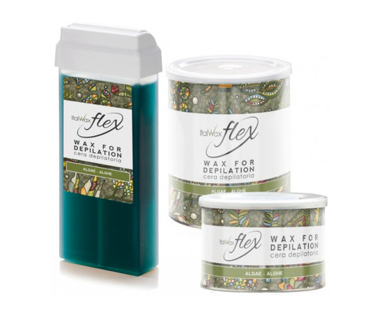 Зображення 2 Теплий віск ItalWax flex "Водорості" у картриджі, Аромат: Водорості, Об'єм (мл, г): 100