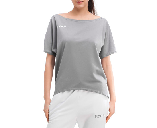 Зображення 4 Футболка вільна Kodi 20058210 з лого Kodi professional (колір сірий, р. XL), Розмір: XL, Цвет: сірий
