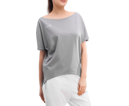 Зображення 2 Футболка вільна Kodi 20058203 з лого Kodi professional (колір сірий, р. L), Розмір: L, Цвет: сірий