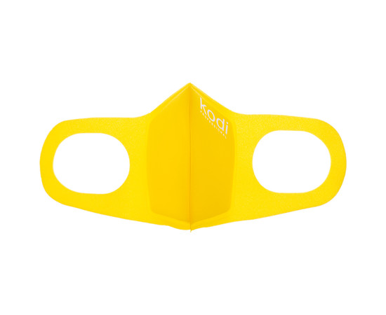 Зображення 2 Двошарова маска з неопрену без клапана Kodi 20095437, жовта з логотипом Kodi Professional, Цвет: жовтий
