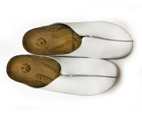 Зображення 4 Сабо "Wellness" на пробковій підошві Kodi 20086855, (натуральна шкіра, колір білий, р. 39), Розмір: 39, Цвет: білий