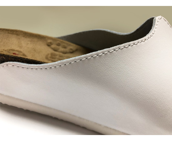 Зображення 5 Сабо "Wellness" на пробковій підошві Kodi 20086848, (натуральна шкіра, колір білий, р. 38), Розмір: 38, Цвет: білий