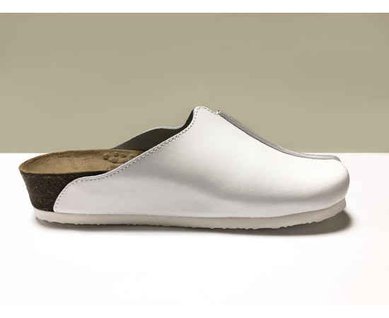 Зображення 2 Сабо "Wellness" на пробковій підошві Kodi 20086855, (натуральна шкіра, колір білий, р. 39), Розмір: 39, Цвет: білий