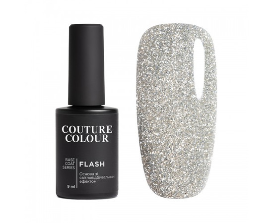 Зображення  База кольорова Couture Colour Flash Base світловідбивна 9 мл №02, Об'єм (мл, г): 9, Колір: 002