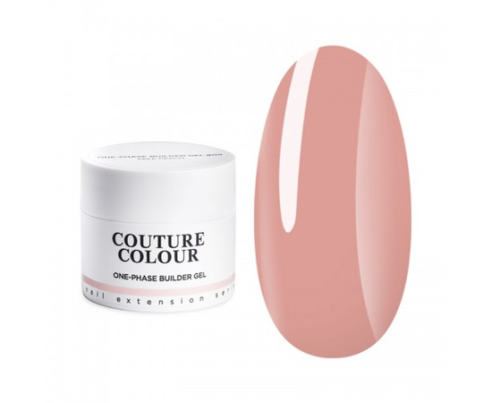 Зображення  Будівельний гель Couture Colour 1-Phase Builder Gel 15 мл №10 PALE PEACH, Об'єм (мл, г): 15, Колір: 10