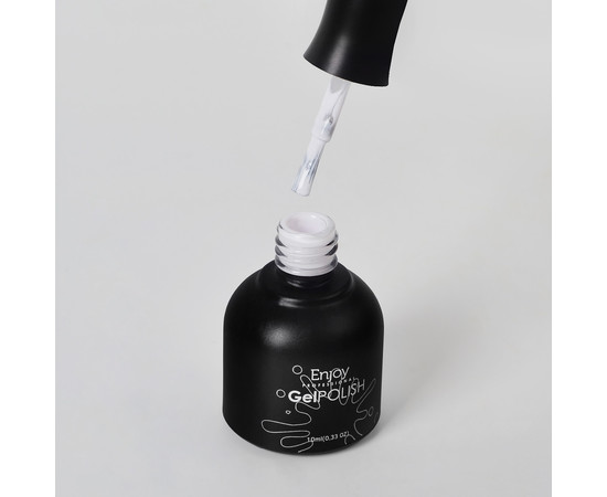 Зображення 2 Гель лак Enjoy Prof. Скромність №001 (4025756) Electric White GP, 10 мл, Об'єм (мл, г): 10, Колір: 001