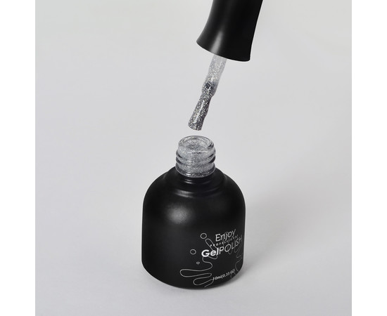 Изображение 2 Гель лак Enjoy Prof. Страсть №122 (4025980) Silver Glitter GP, 10 мл, Объем (мл, г): 10, Цвет: 122