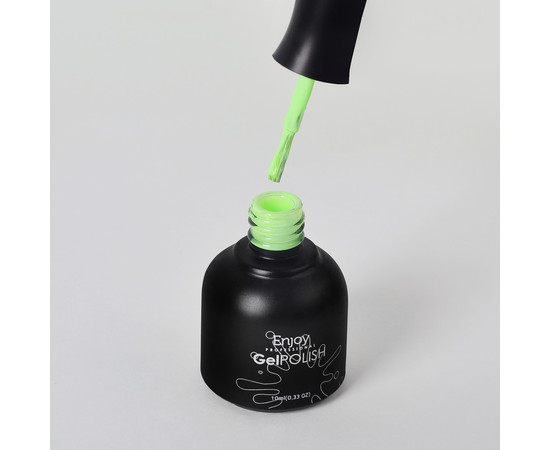 Зображення 2 Гель лак Enjoy Prof. Радість №135 (4025774) Brilliant Pastel Green GP, ​​10 мл, Об'єм (мл, г): 10, Колір: 135