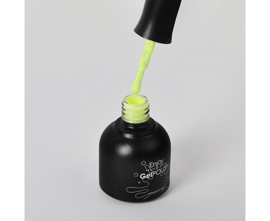 Зображення 2 Гель лак Enjoy Prof. Радість №141 (4025776) Brilliant Pastel Chartreuse GP, 10 мл, Об'єм (мл, г): 10, Колір: 141