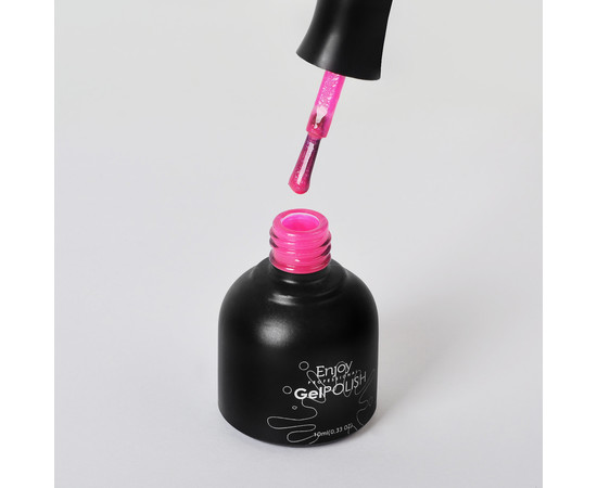 Зображення 2 Гель лак Enjoy Prof. Кохання №028 (4025684) Pink Cosmo GP, 10 мл, Об'єм (мл, г): 10, Колір: 028