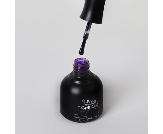 Зображення 2 Гель лак Enjoy Prof. Натхнення №055 (4025743) Deep Violet GP, 10 мл, Об'єм (мл, г): 10, Колір: 055