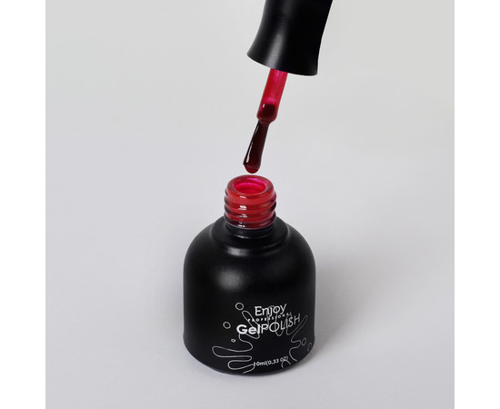 Зображення 2 Гель лак Enjoy Prof. Натхнення №061 (4025739) Wine Red GP, 10 мл, Об'єм (мл, г): 10, Колір: 061